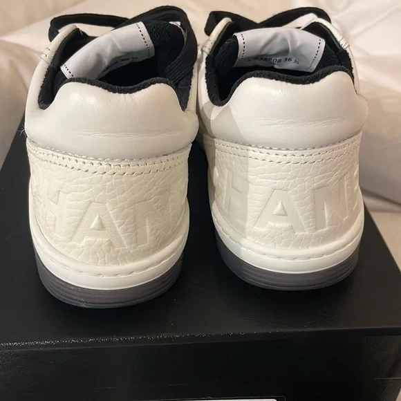 ‼️SOLD‼️ Chanel Logo Sneakers 36.5 - Picture 12 of 13